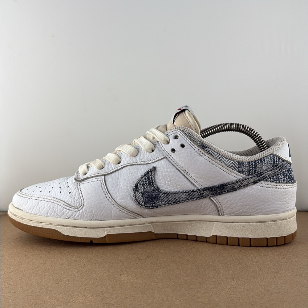 Nike Dunk Low New Americana Washed Denim FN6881-100 Men’s Size 8.5 - Picture 5 of 8